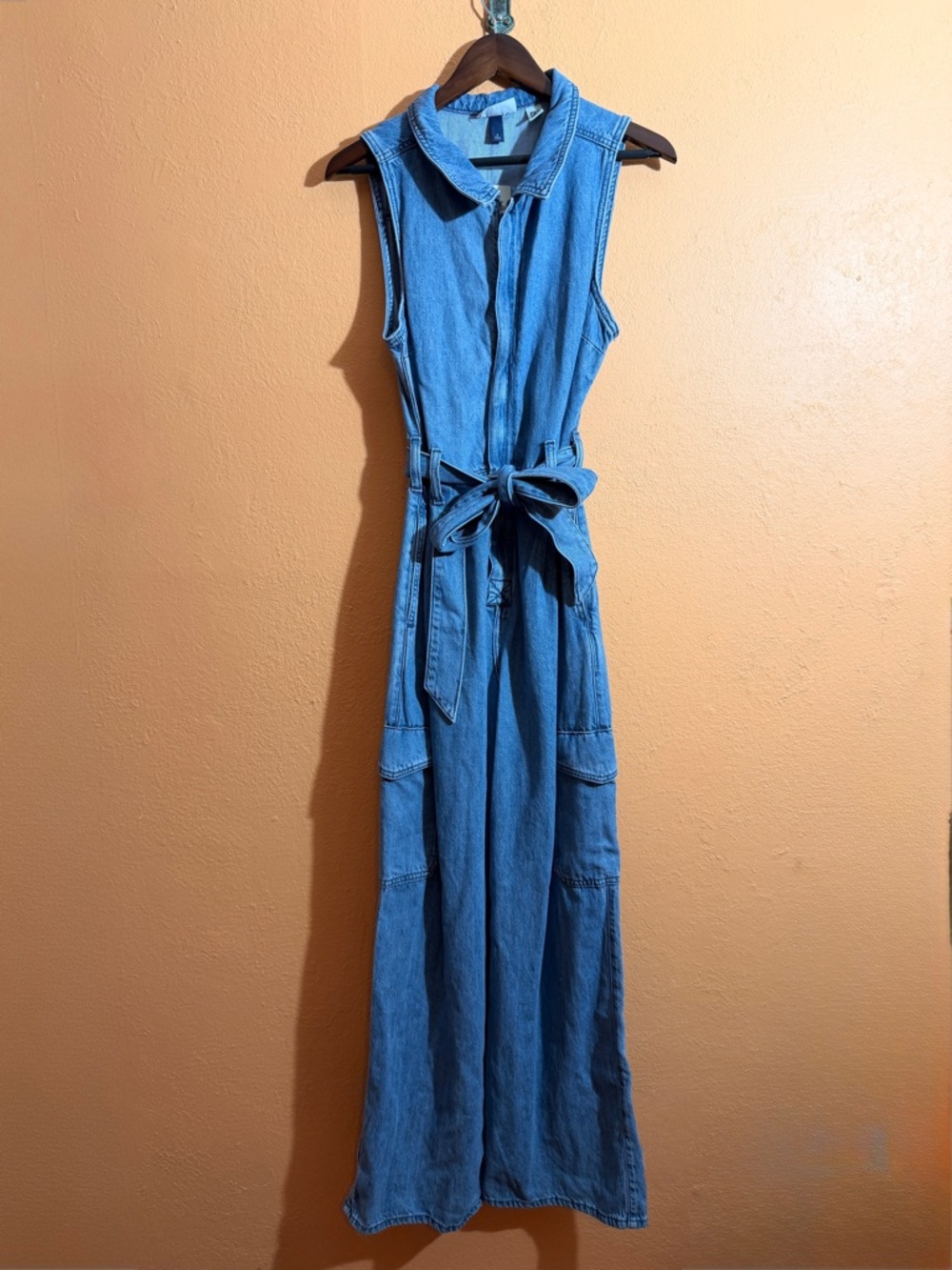 Universal Thread Light Blue Denim Jumpsuit